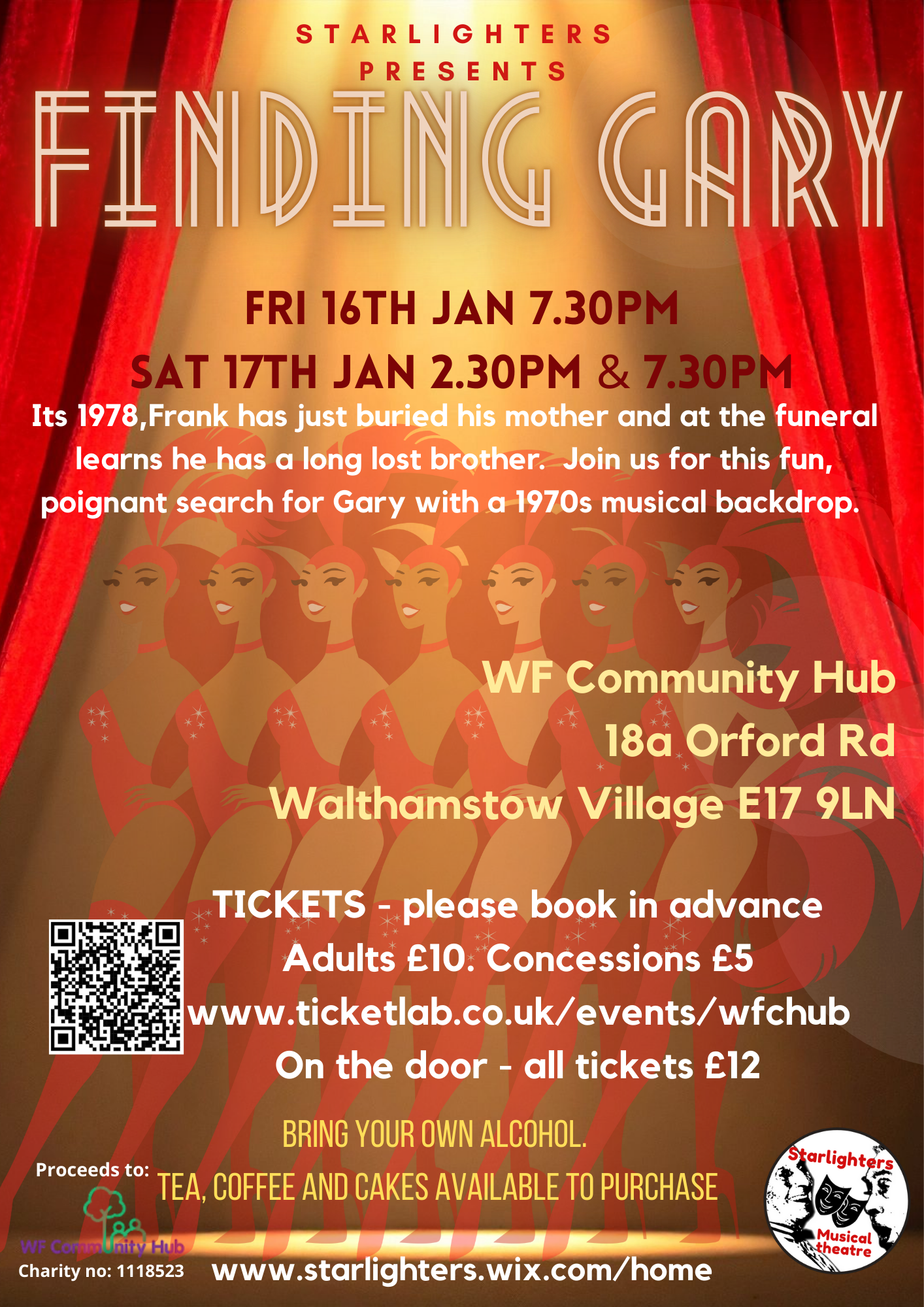 Starlighters presents - FINDING GARY (raising money for WFCHub)