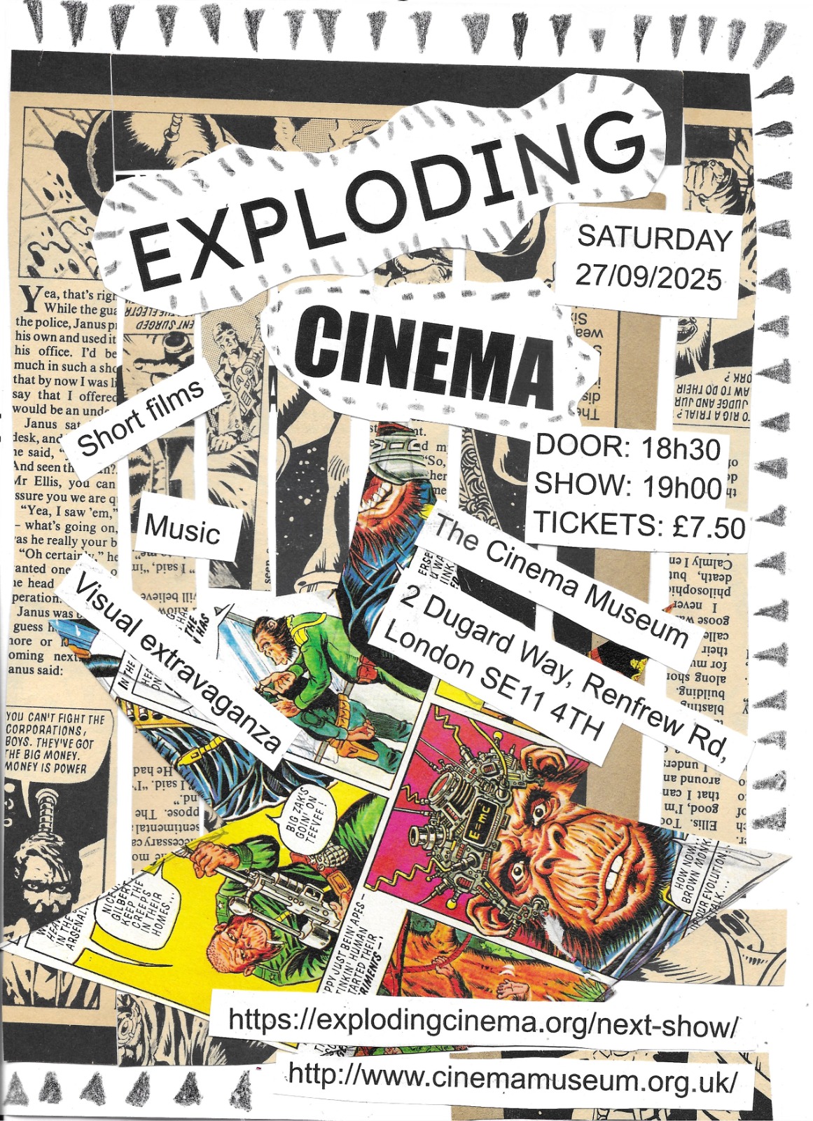 Exploding Cinema – September 27th