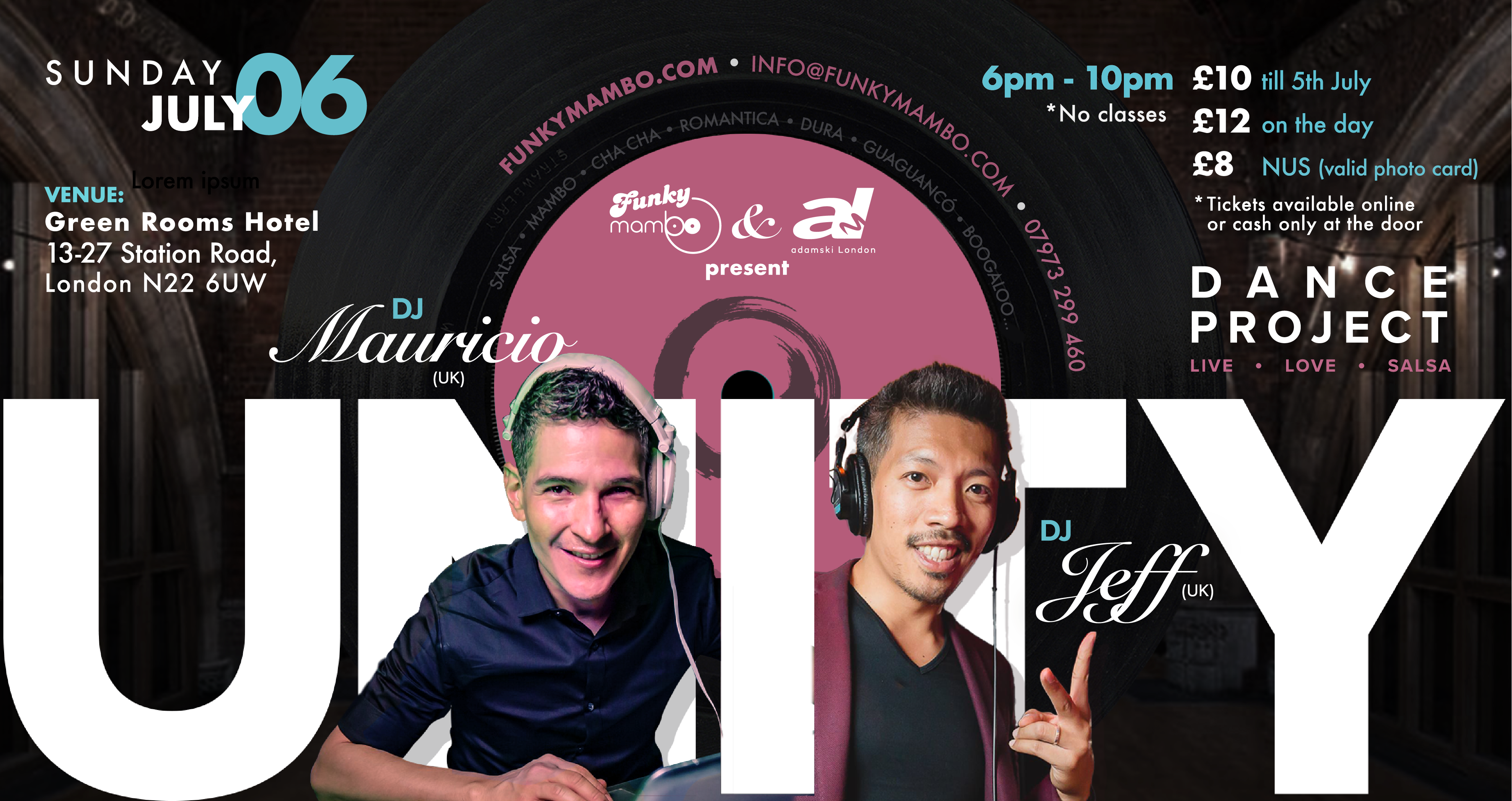 Unity Dance Project: Sunday Special - ADVANCE TICKET