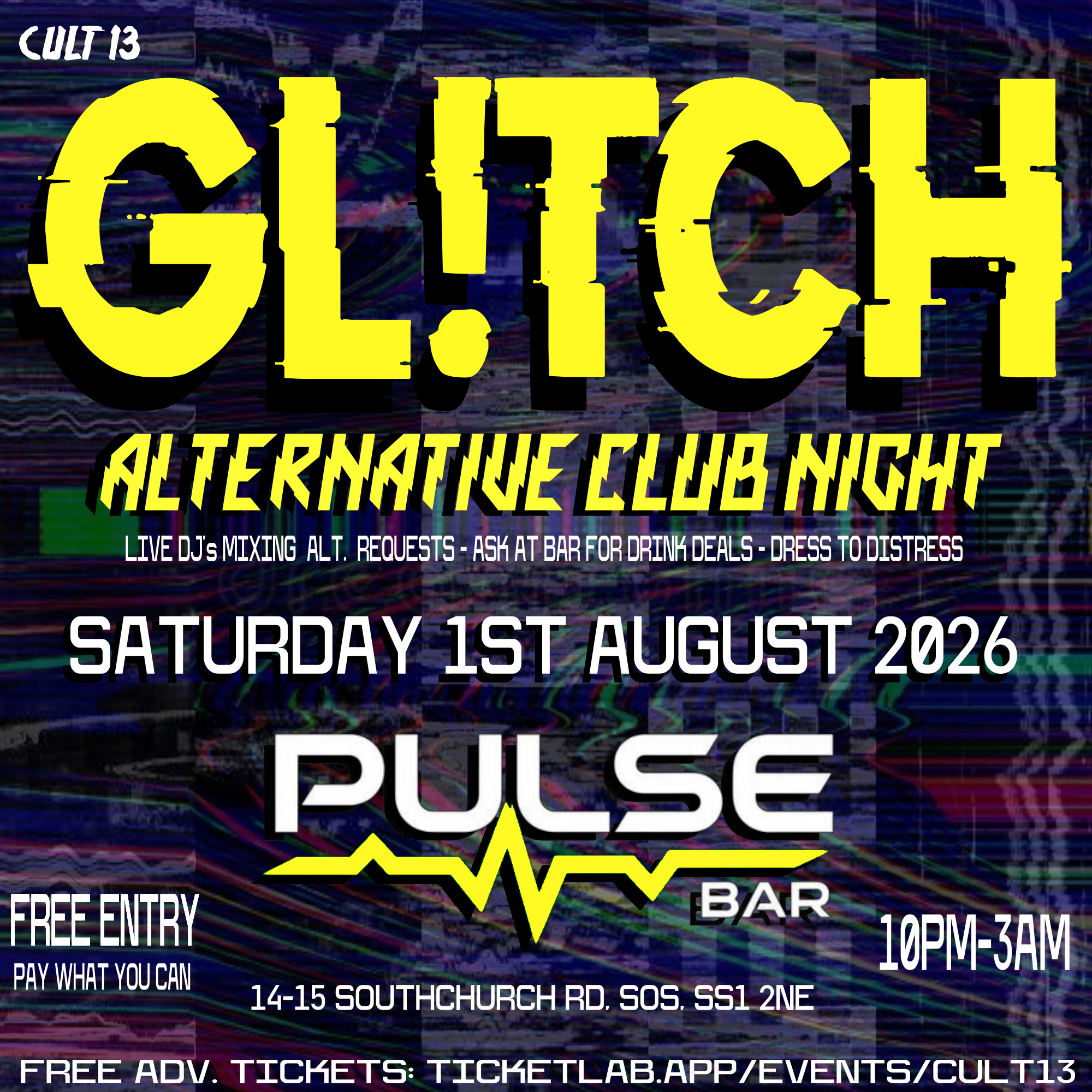 GL!TCH - ALTERNATIVE CLUB NIGHT