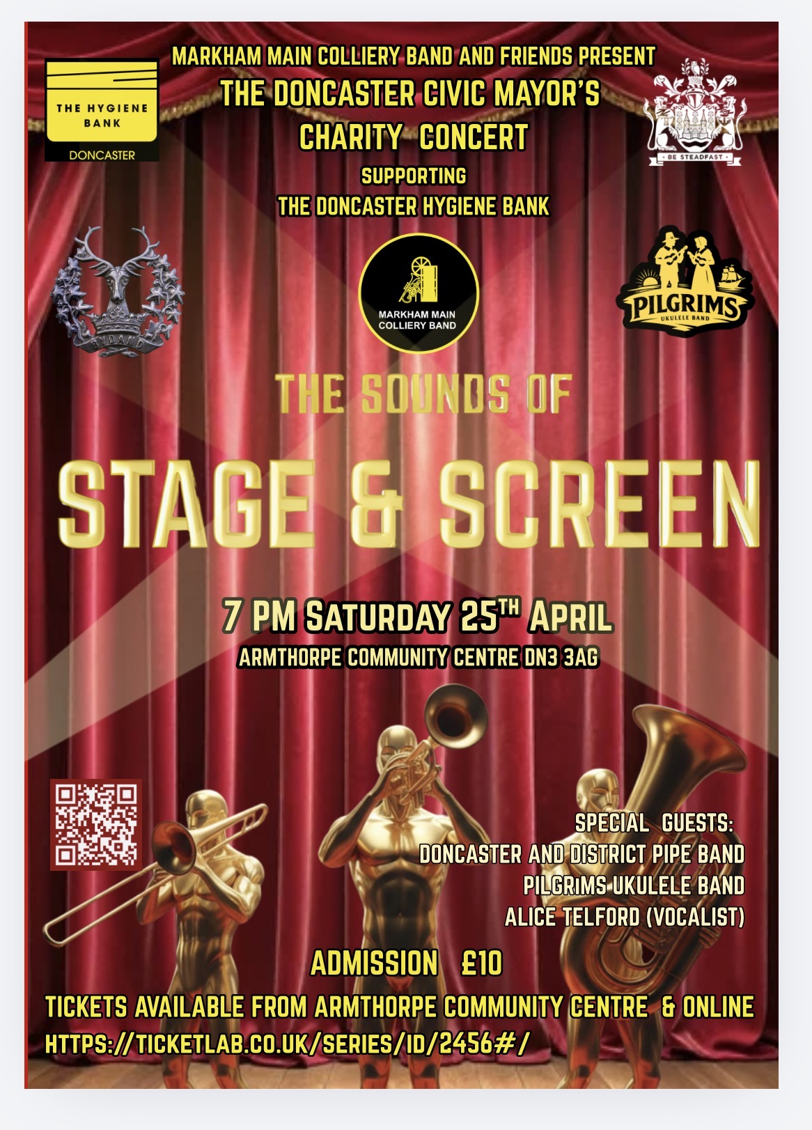 Doncaster Civic Mayor's Charity Concert  - The Sounds of Stage and Screen with Special guests