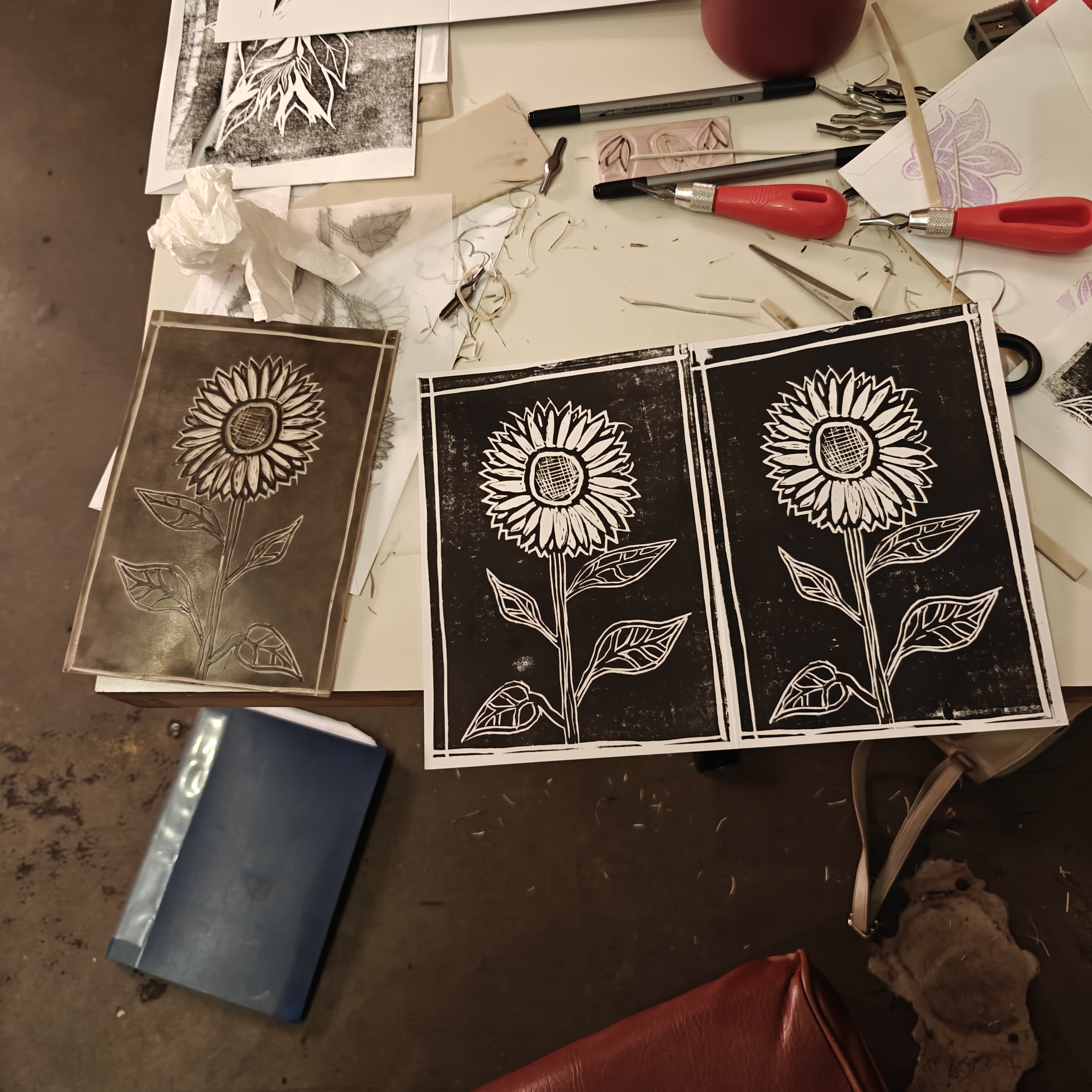 Lino Printing