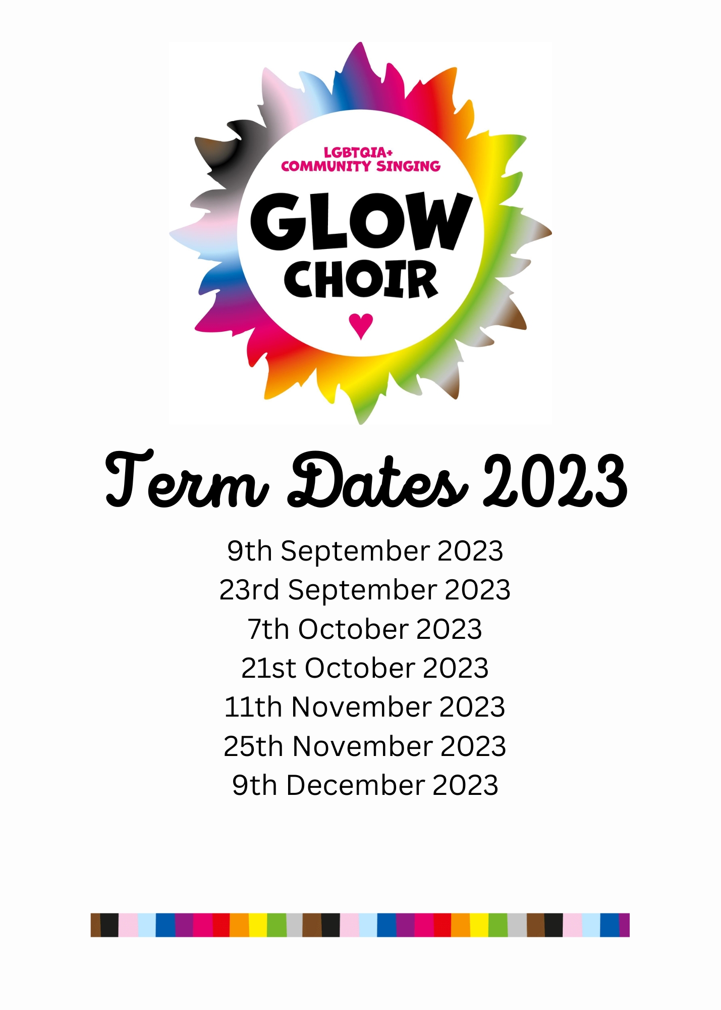 GLOW Choir Autumn Term All Sessions Upfront Discount