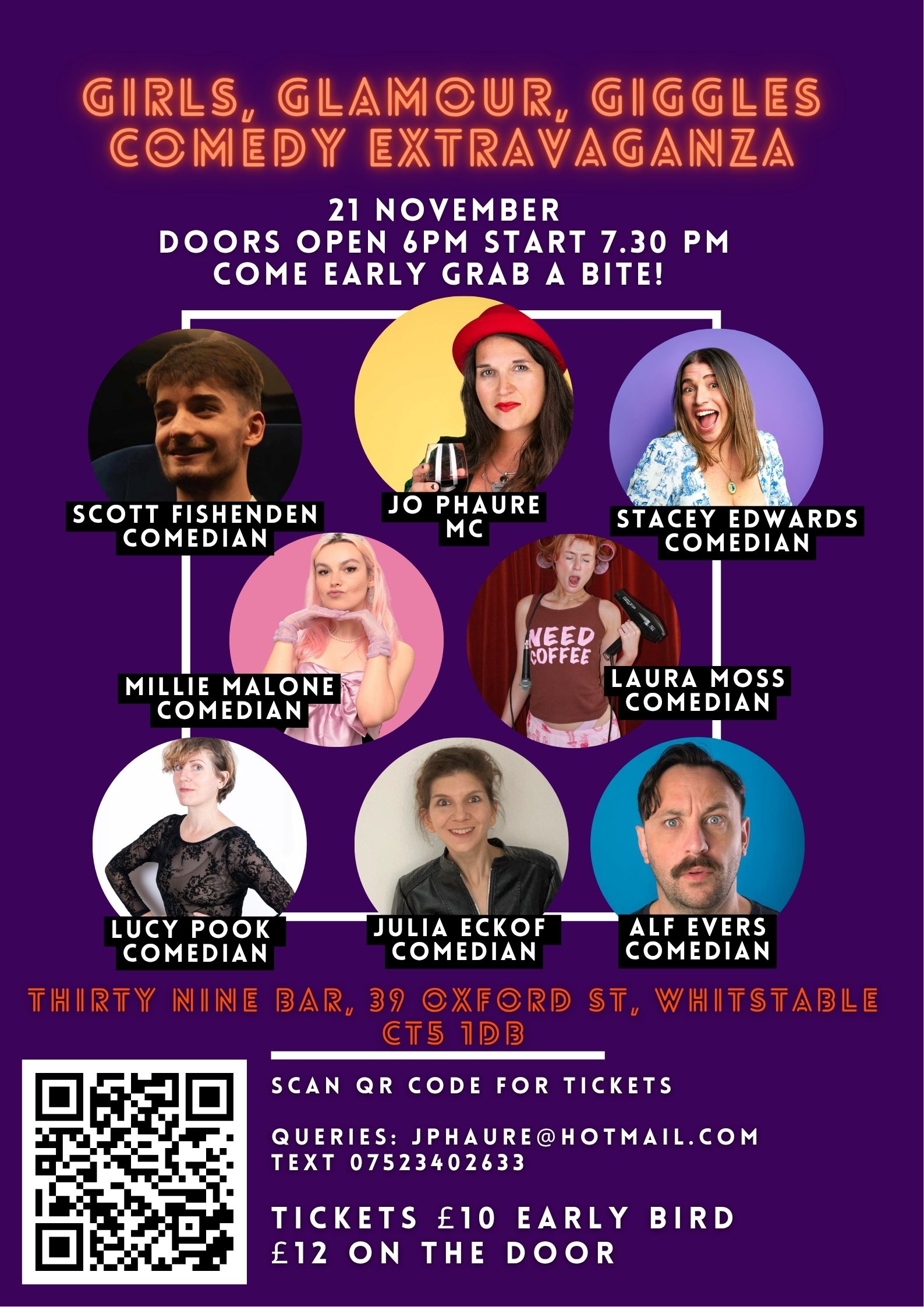 Girls, Glamour Giggles: Comedy Extravaganza