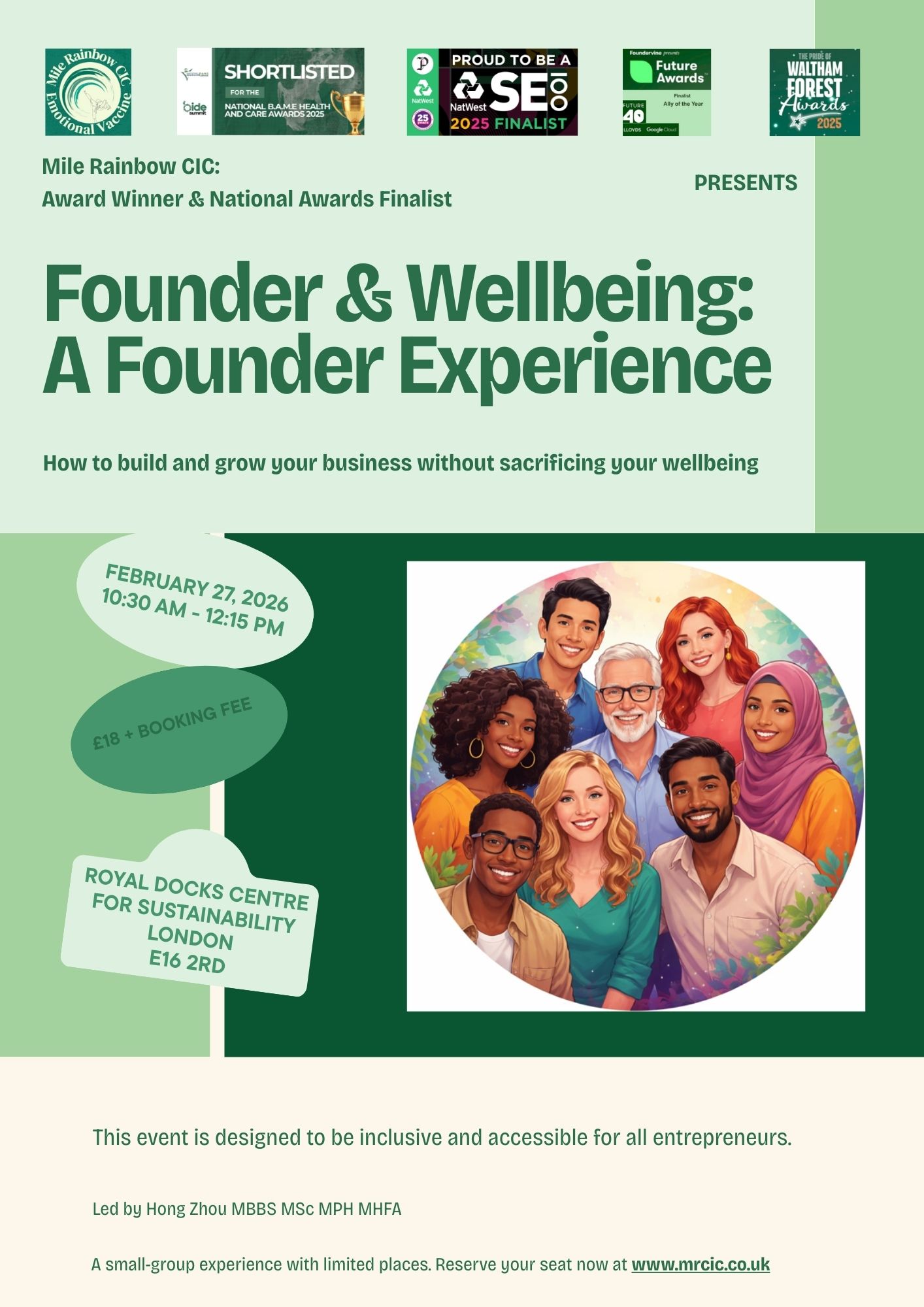 Founders & Wellbeing: Building Sustainable Businesses Without Burnout
