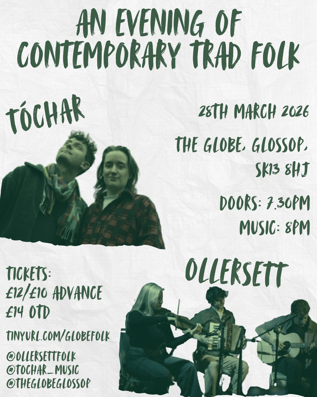 Ollersett & Tóchar | Standard Ticket