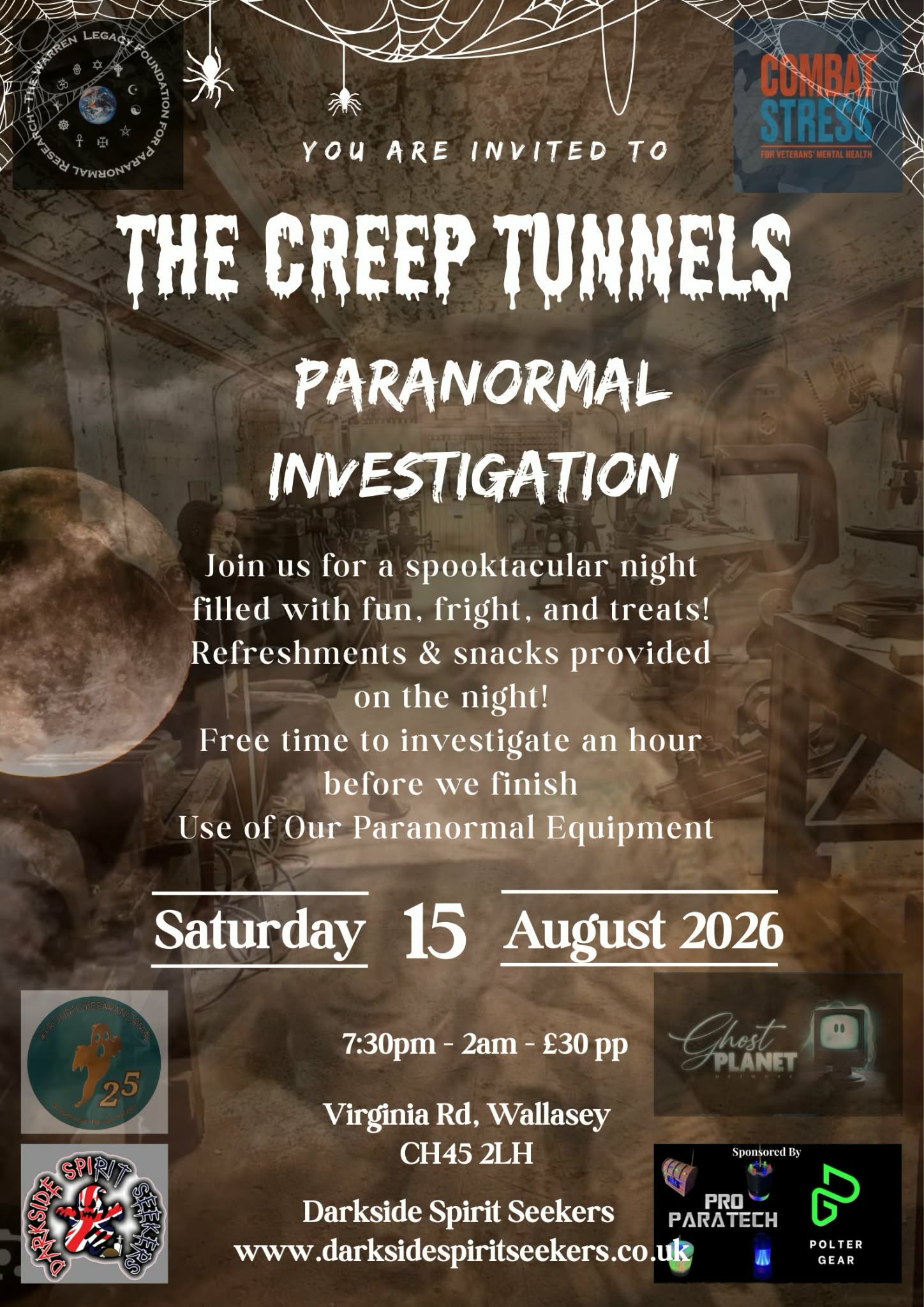 Ghost Hunt @ The Creep Tunnels