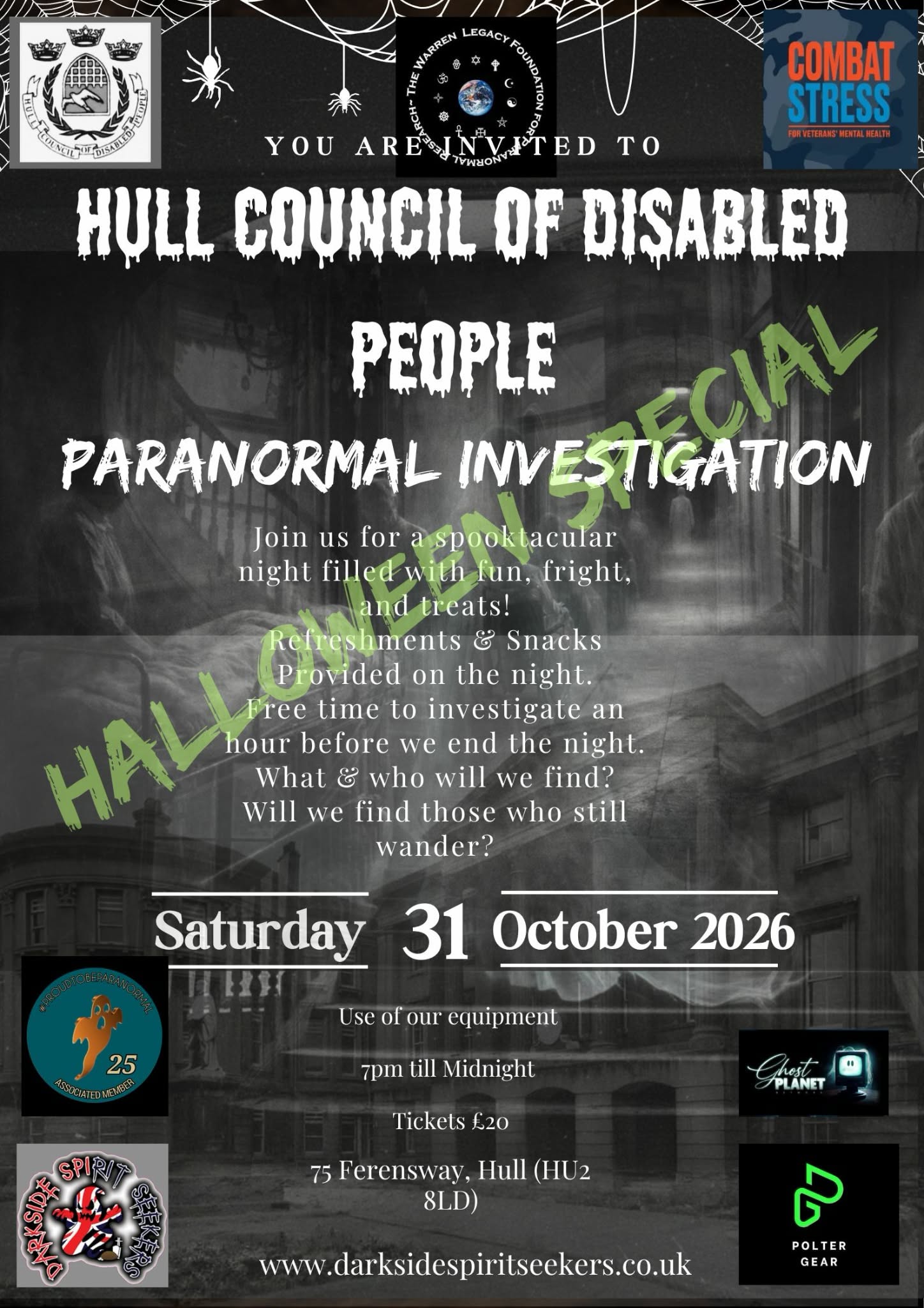 Ghost Hunt @ Hull Council of Disabled People