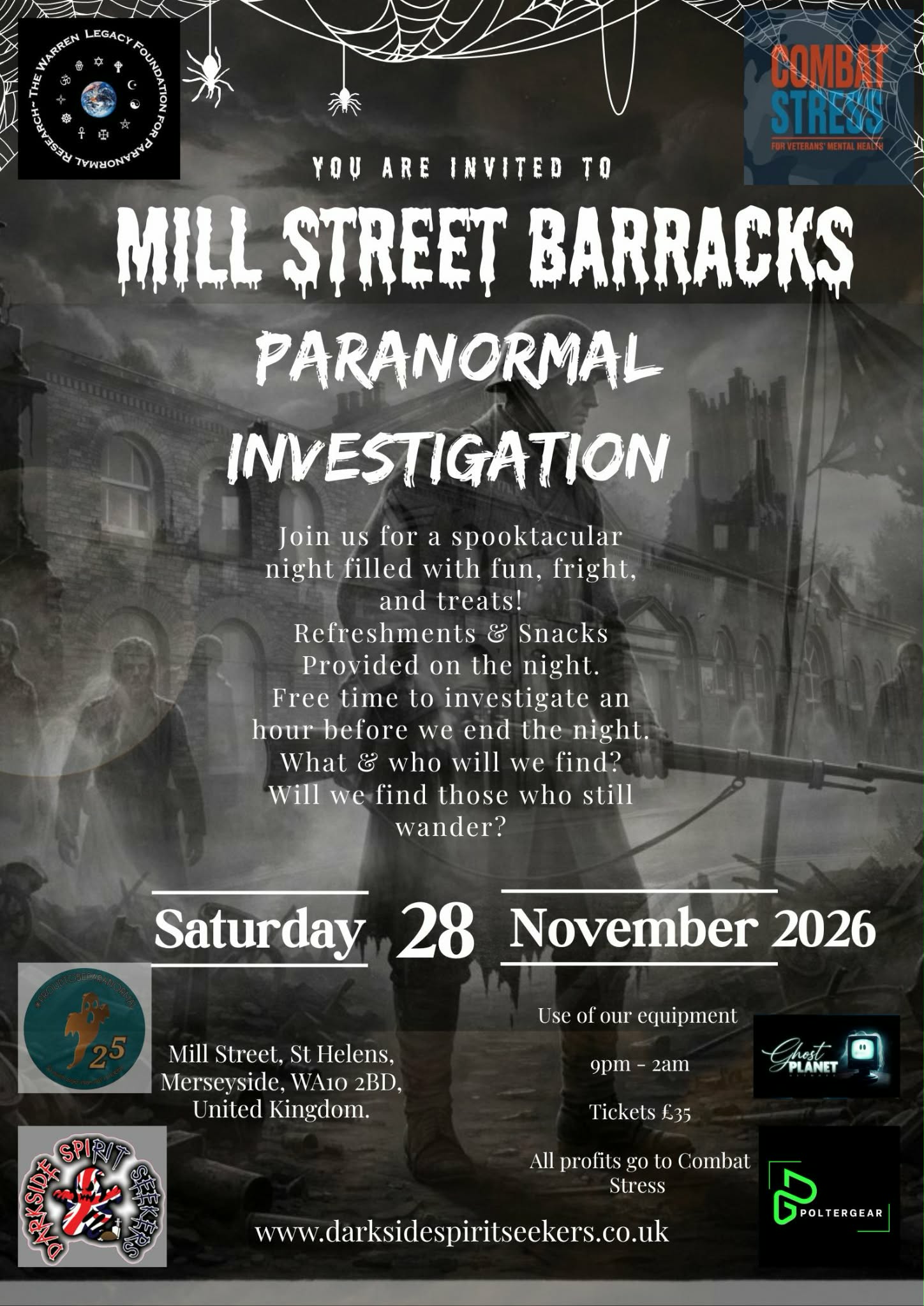 Ghost Hunt @ Mill Street Barracks