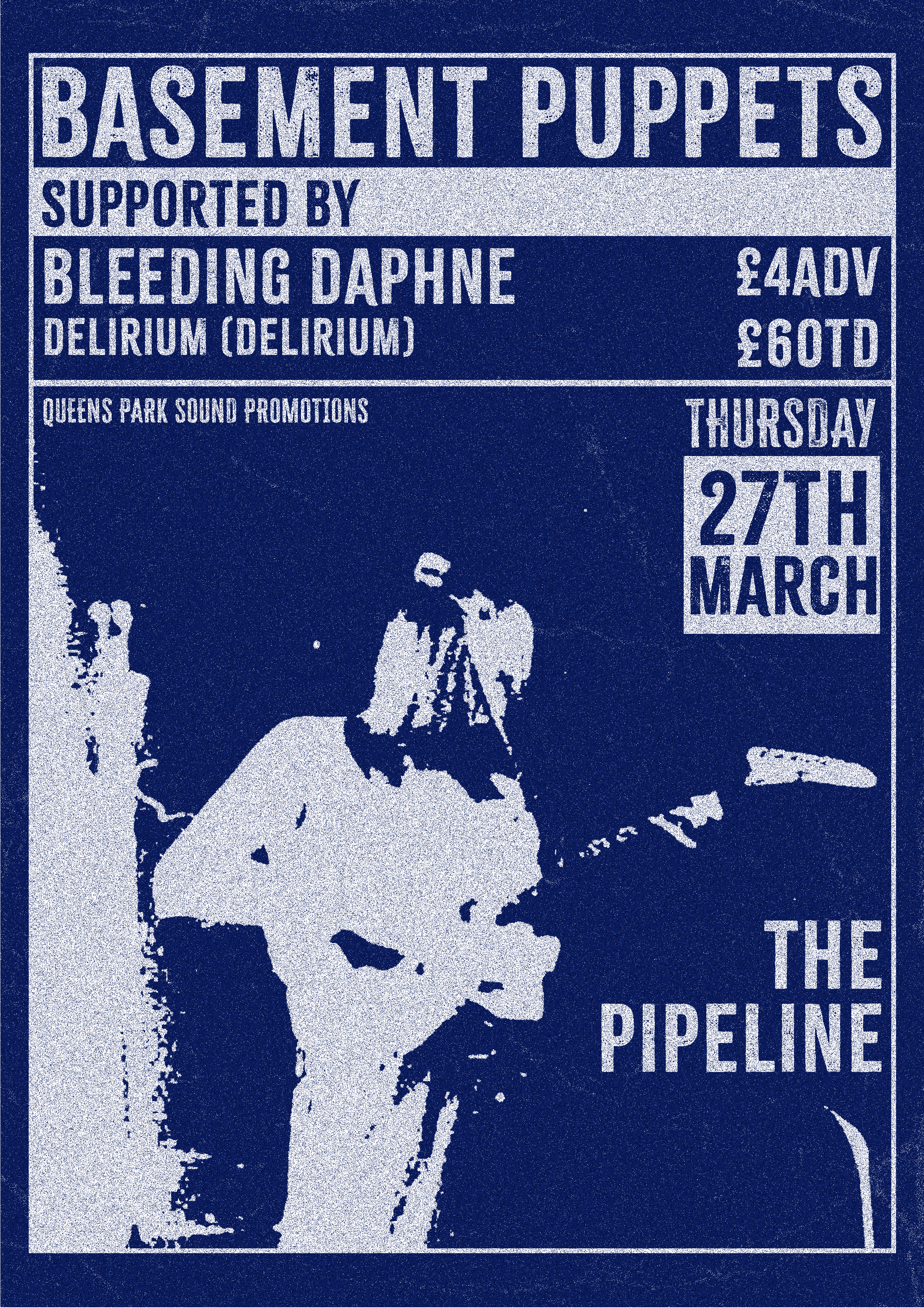 Basement puppets, Bleeding Daphne, Delirium