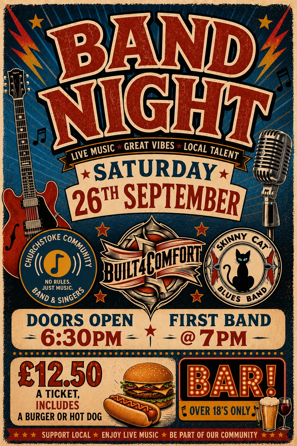 Band Night - Churchstoke Village Hall