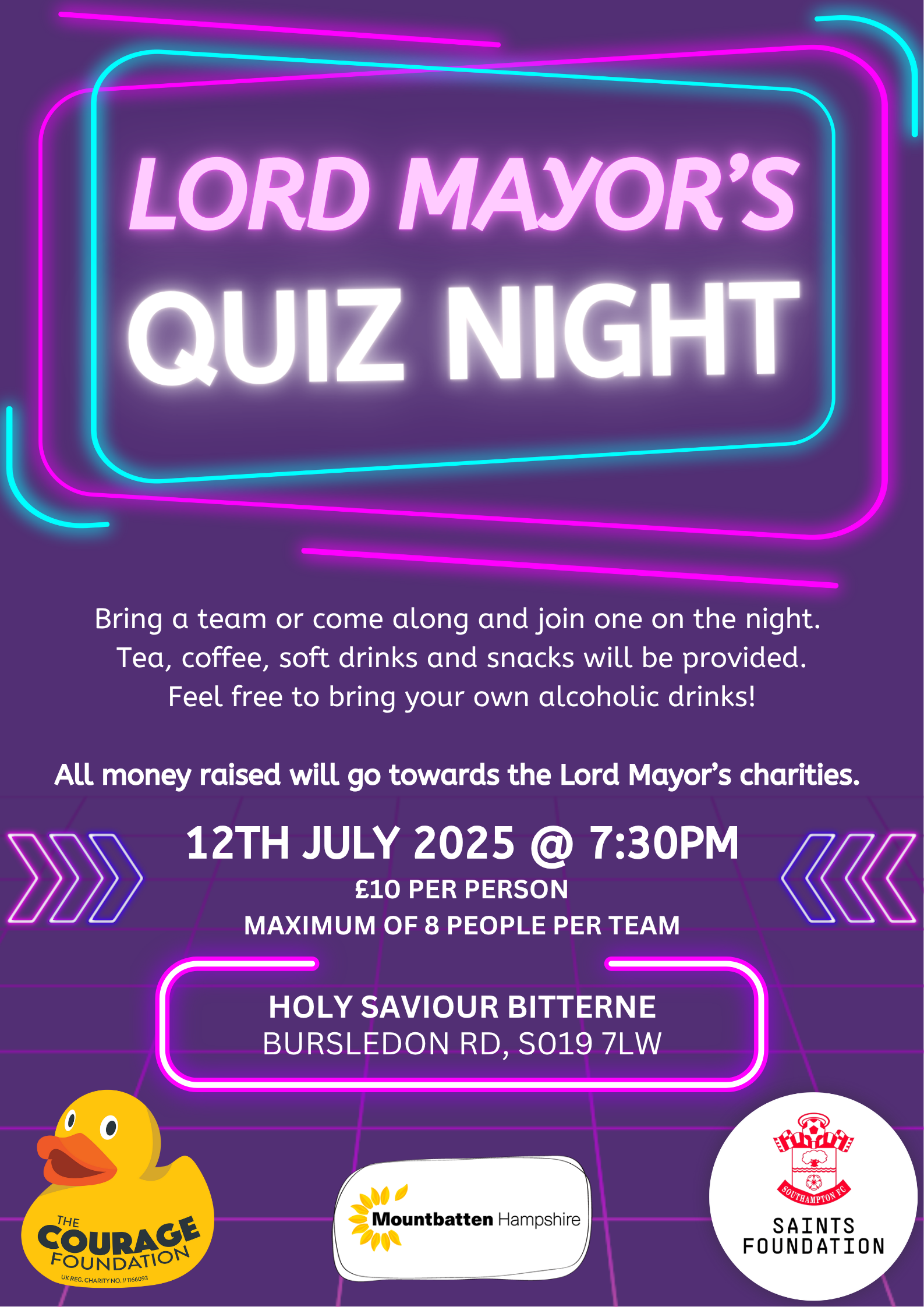 The Lord Mayor’s Charity Quiz Night
