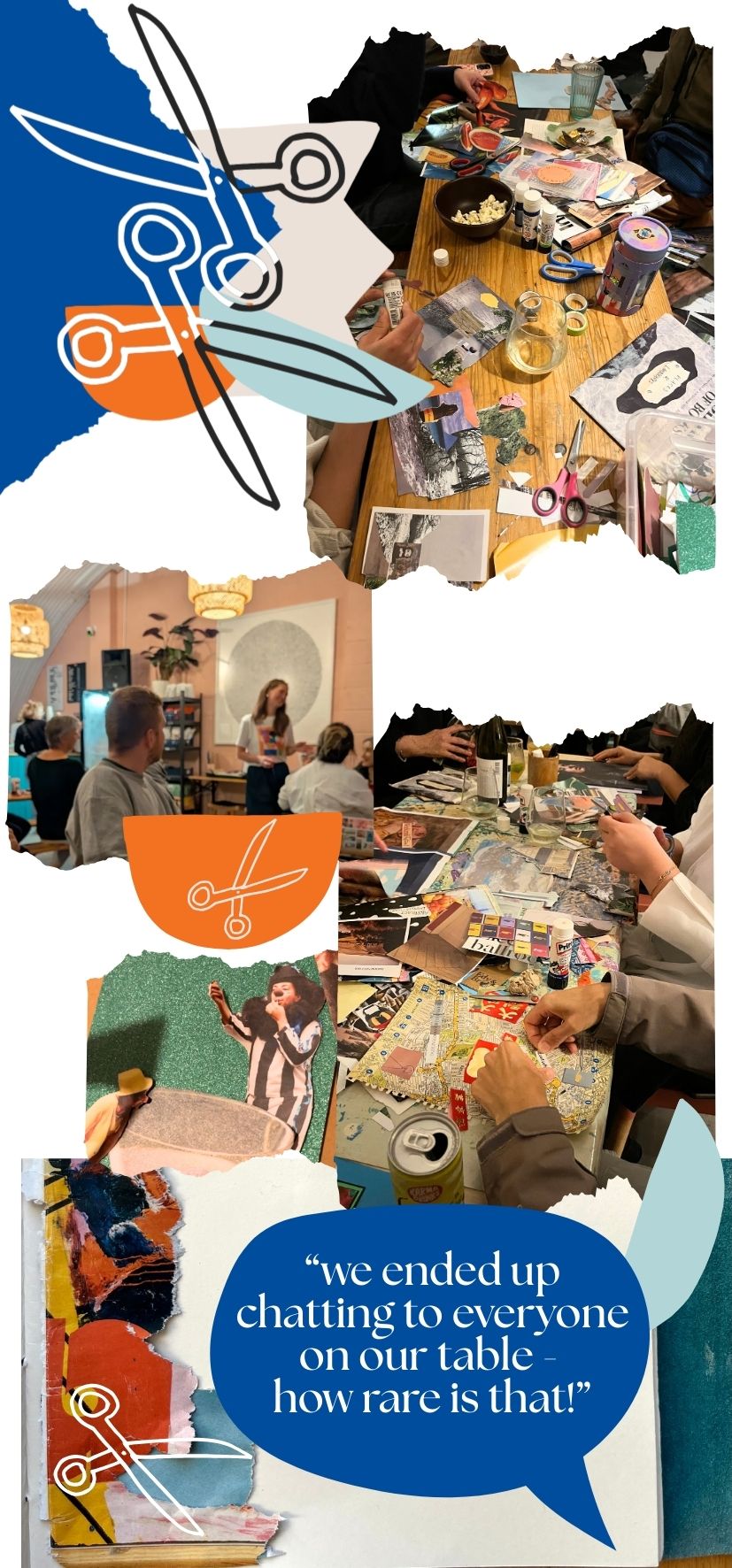 Sticking Together: January Collage Night
