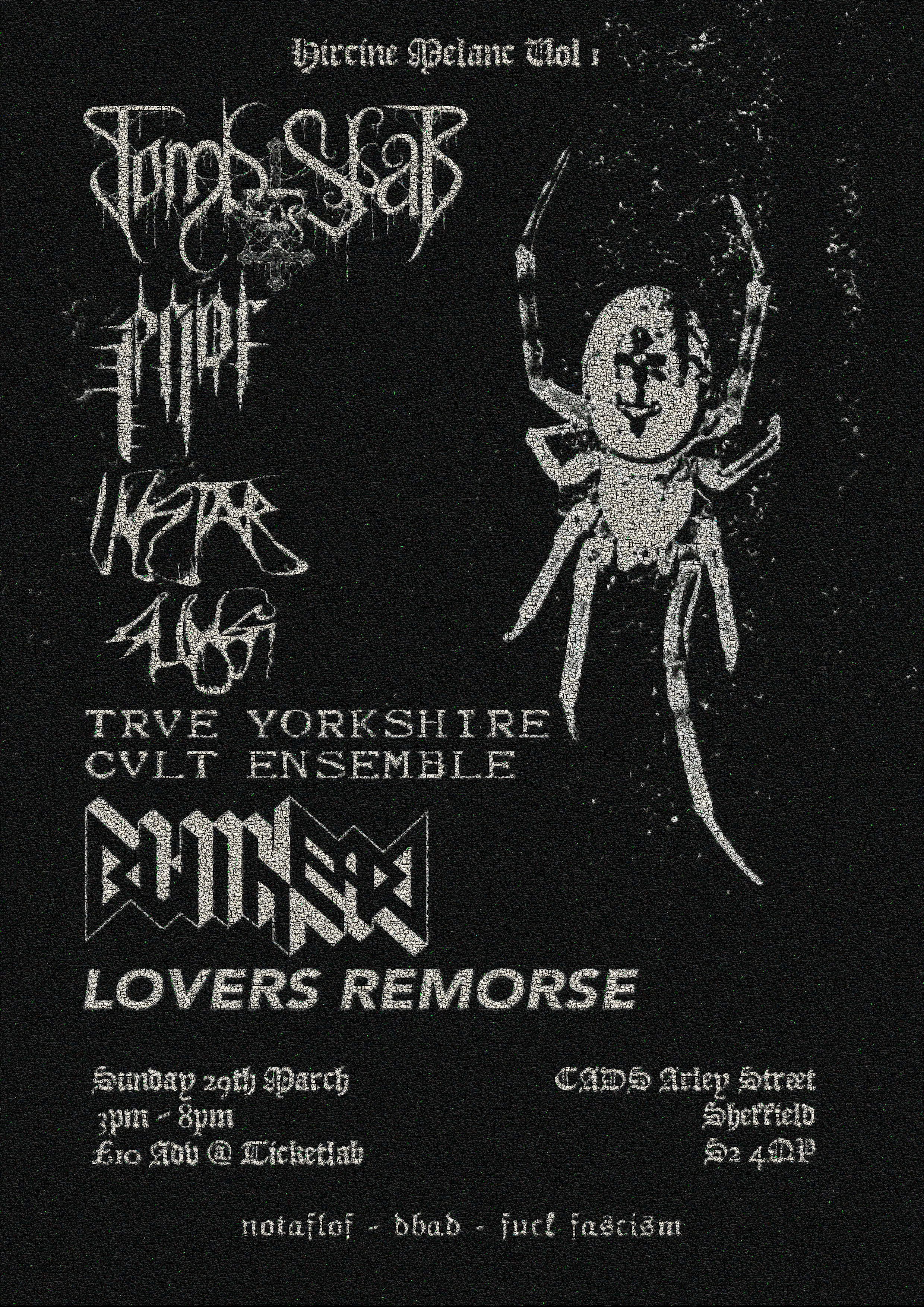 Hircine Melanc Vol 1 featuring Tomb Slab, Prior, Instar Sling